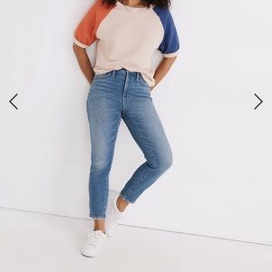 Madewell Petite Stovepipe Jeans in Ditmas Wash